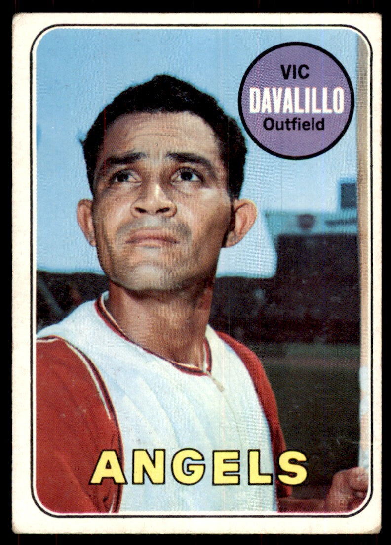1969 Topps Vic Davalillo California Angels #275