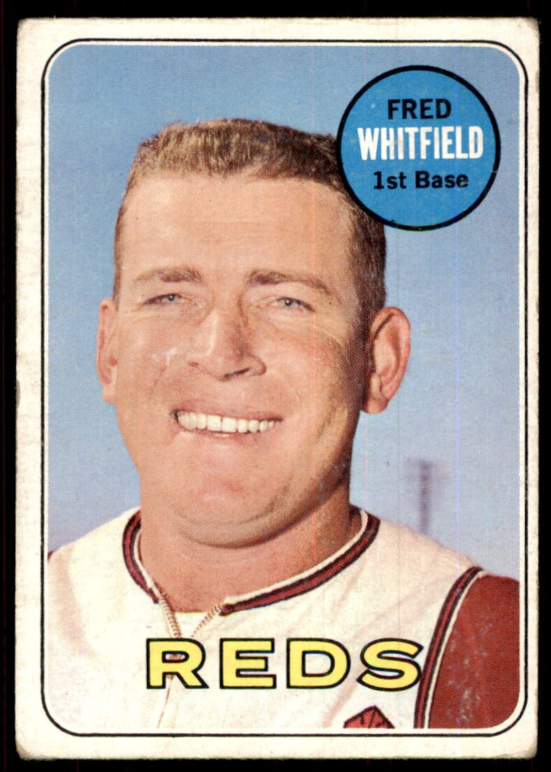 1969 Topps Fred Whitfield Cincinnati Reds #518