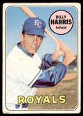 1969 Topps Billy Harris Rookie Kansas City Royals #569