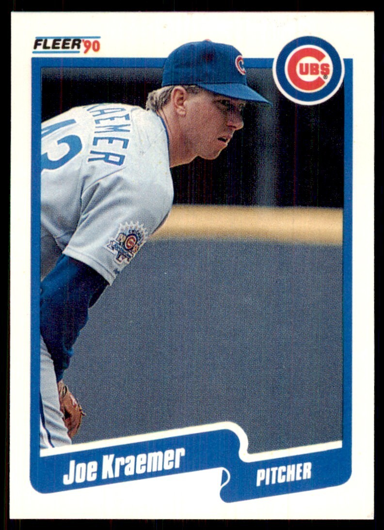 1990 Fleer Update Joe Kraemer Baseball Cards #U-8