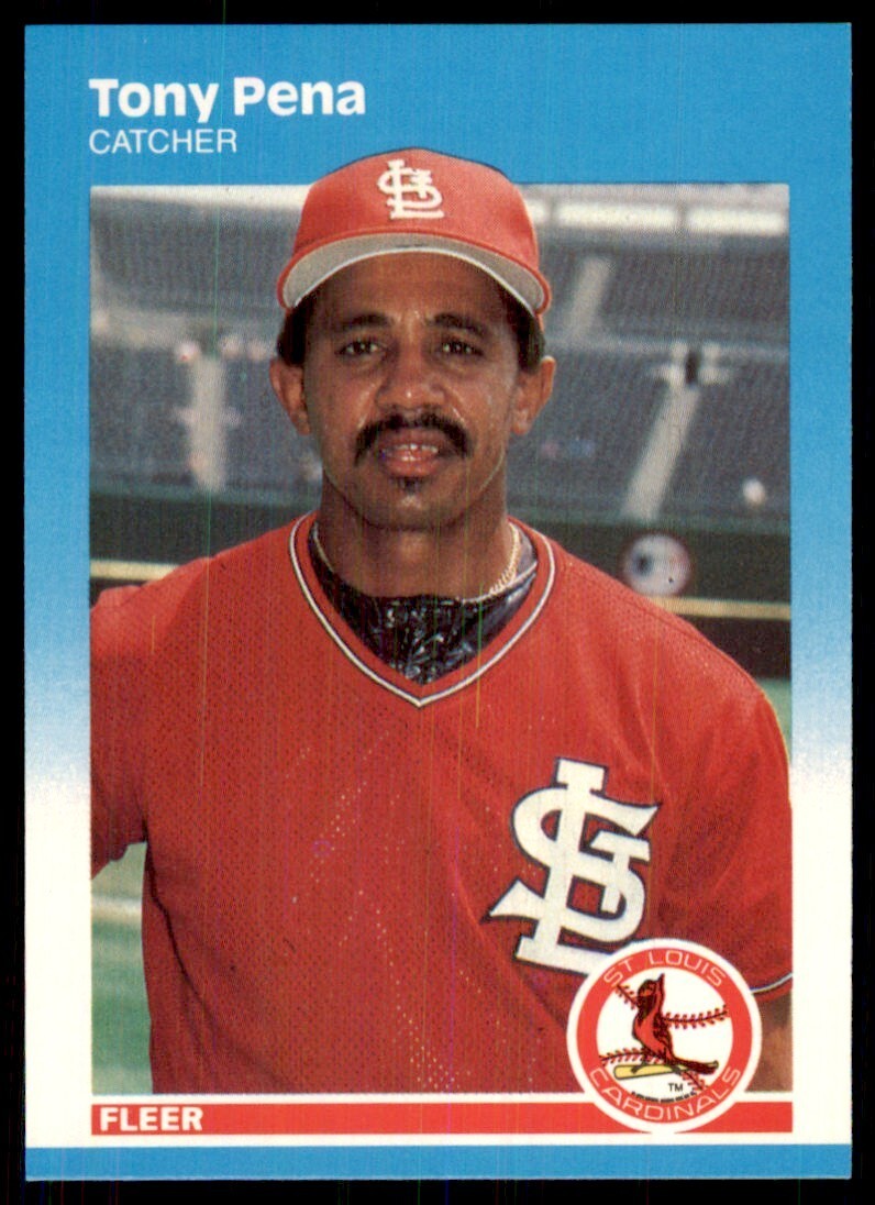 1987 Fleer Update Tony Pena Baseball Cards #U-98