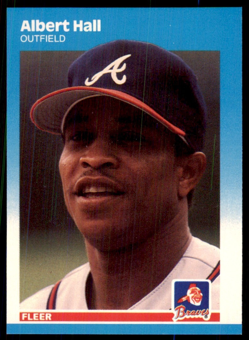 1987 Fleer Update Albert Hall Baseball Cards #U-39