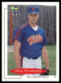 1991 Classic Best Minor League Dave Telgheder Baseball  Cards #342