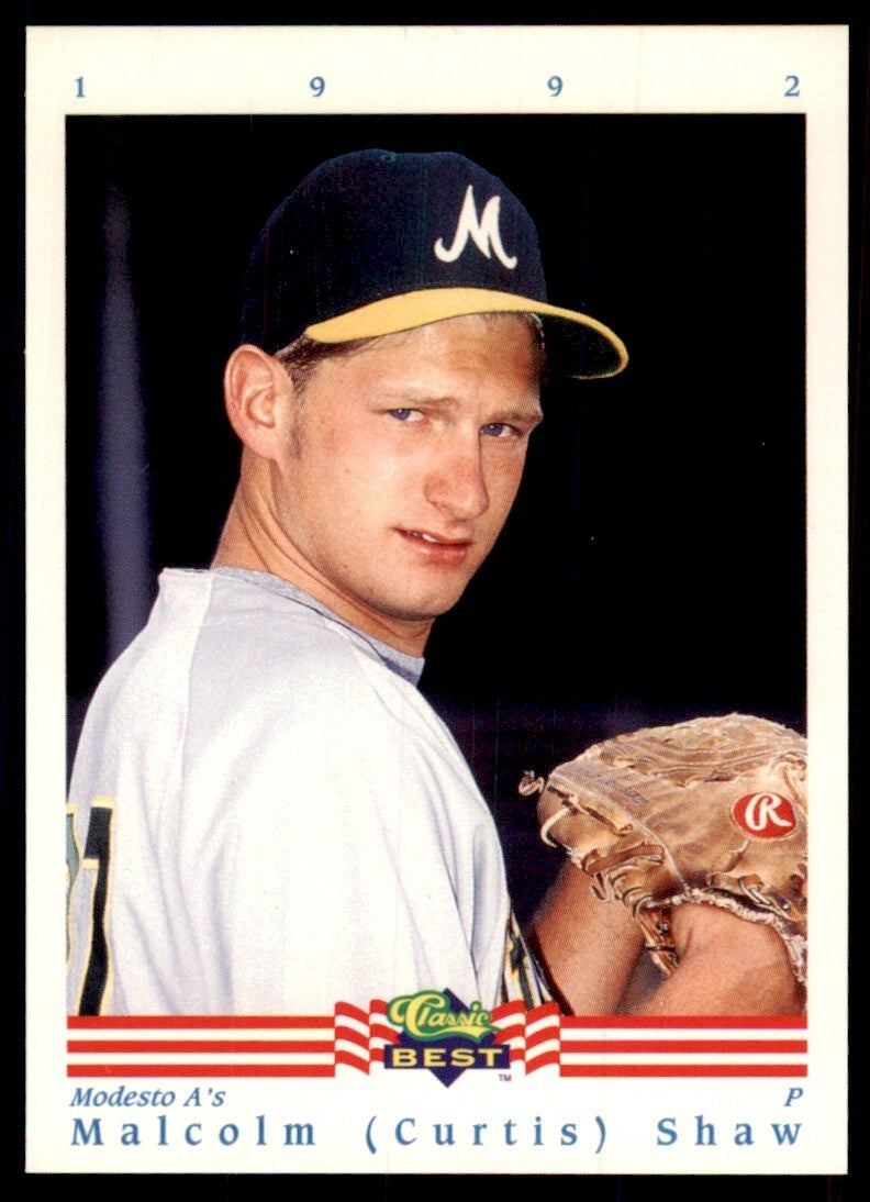 1992 Classic Best Malcolm Shaw Baseball Cards #190