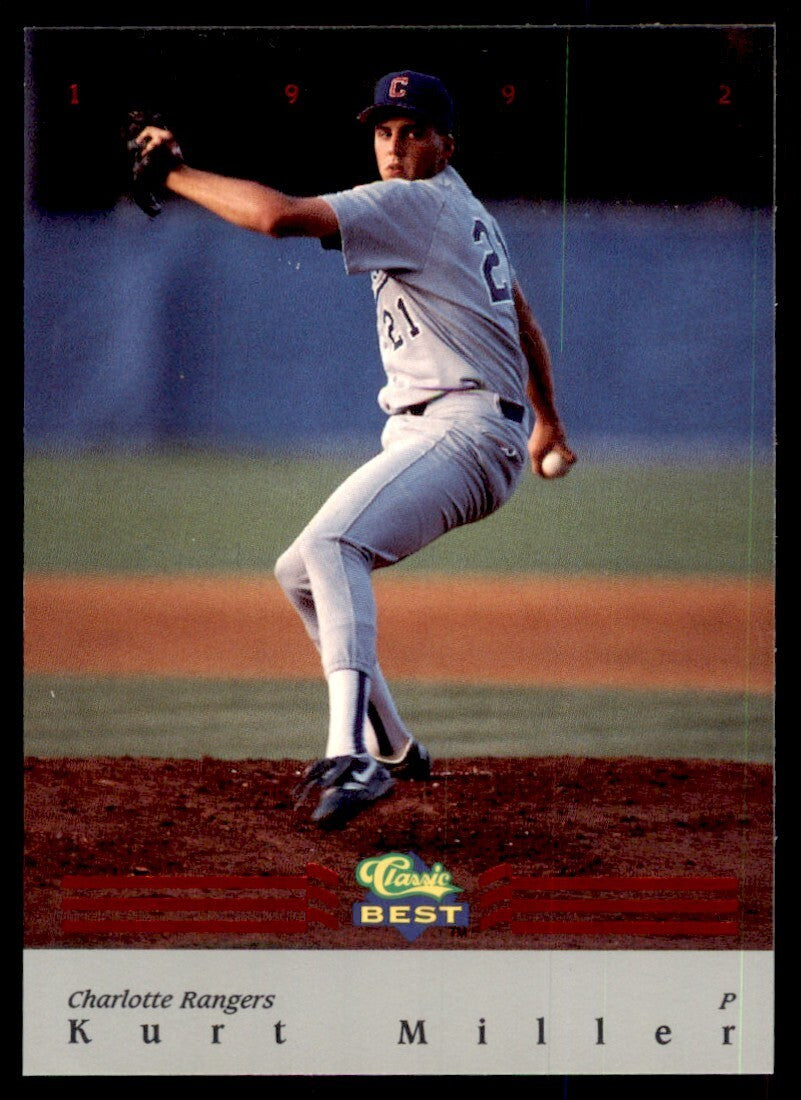 1992 Classic Best Kurt Miller Baseball Cards #BC5