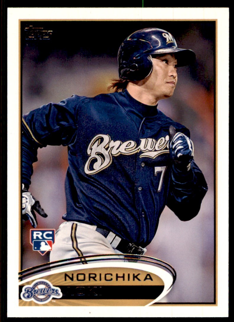 2012 Topps Norichika Aoki Rookie Baseball Cards #507