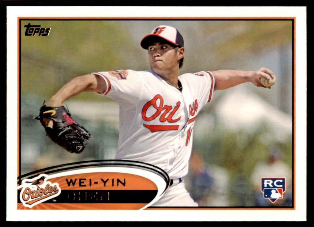 2012 Topps Wei-Yin Chen Rookie A Baseball Cards #432