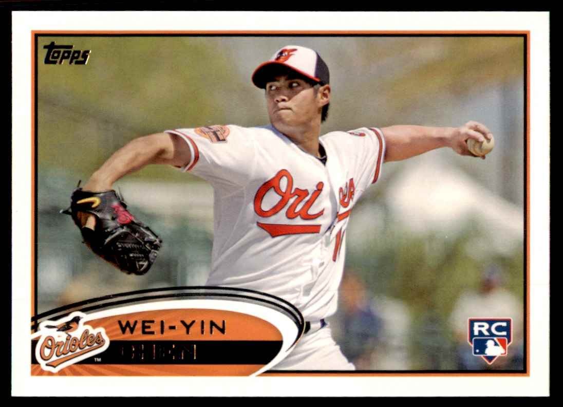 2012 Topps Wei-Yin Chen Rookie A Baseball Cards #432
