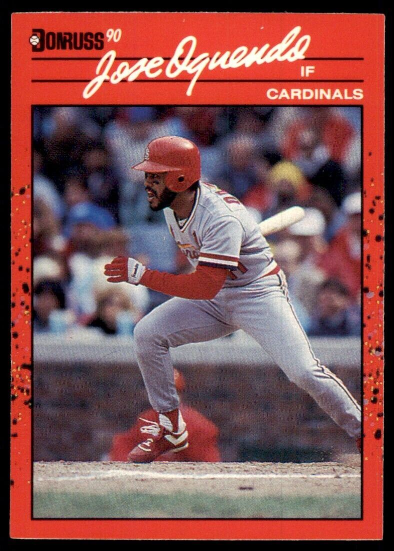 1990 Donruss Jose Oquendo Baseball Cards #161