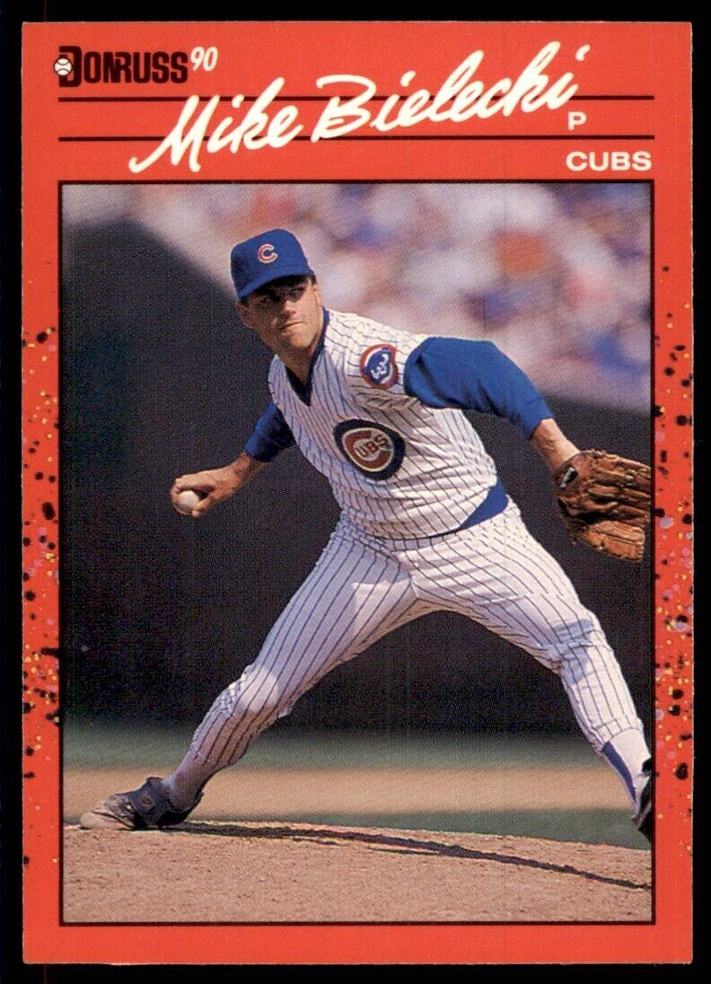 1990 Donruss Mike Bielecki Baseball Cards #373