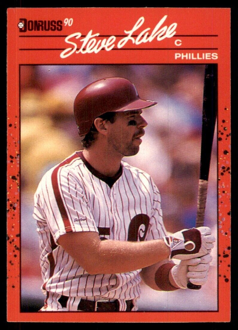 1990 Donruss Steve Lake Baseball Cards #431