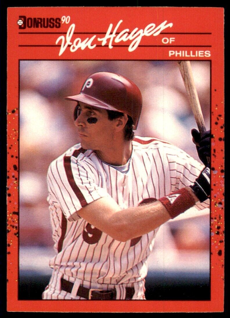 1990 Donruss Von Hayes Baseball Cards #278