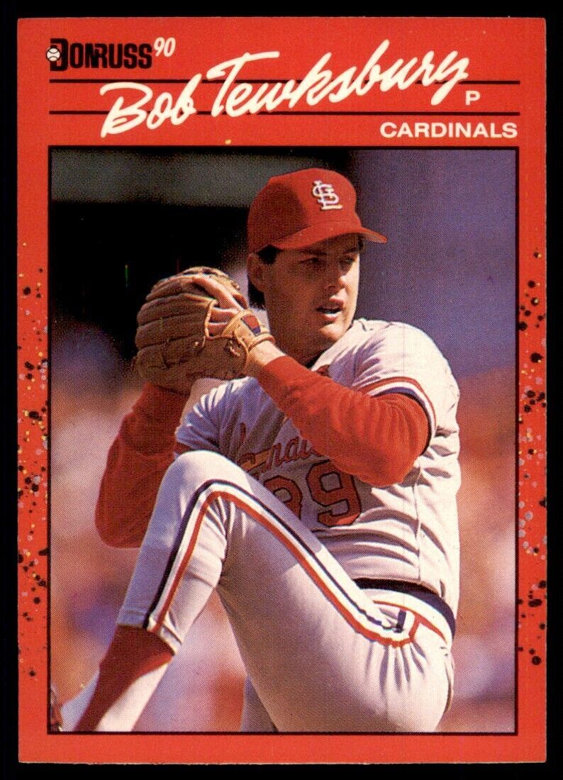 1990 Donruss Bob Tewksbury Baseball Cards #714