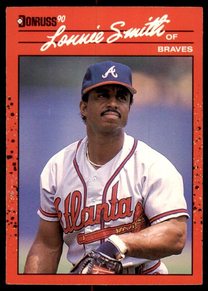 1990 Donruss Lonnie Smith Baseball Cards #222