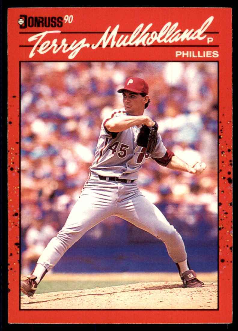 1990 Donruss Terry Mulholland Baseball Cards #515