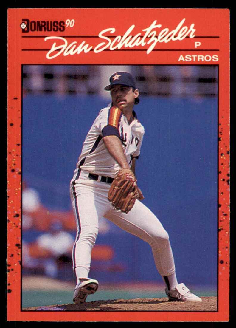 1990 Donruss Dan Schatzeder Baseball Cards #594