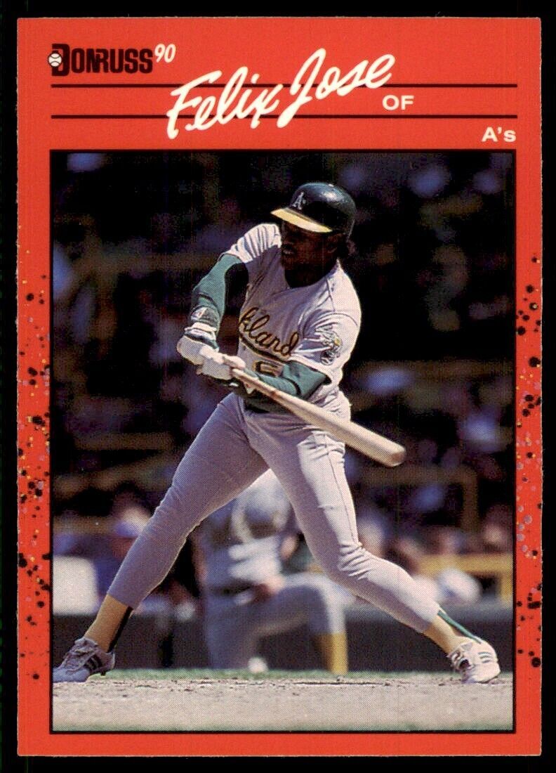 1990 Donruss Felix Jose Baseball Cards #564
