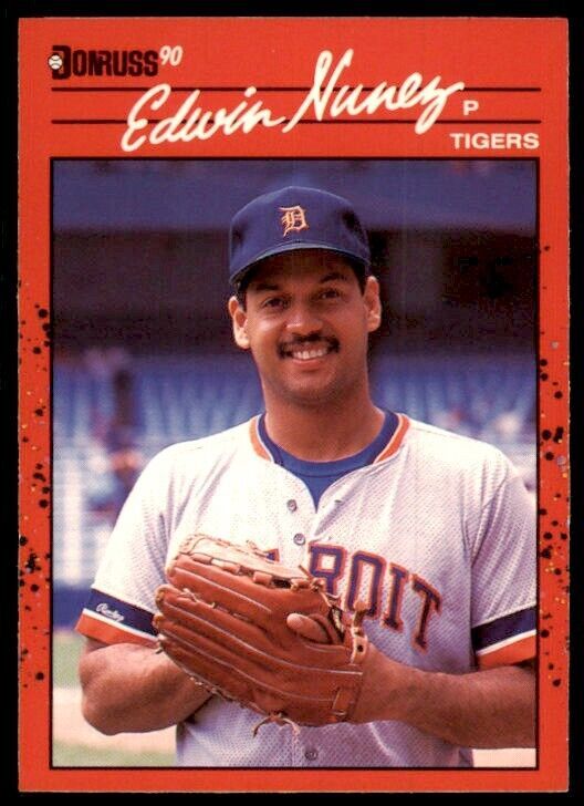 1990 Donruss Edwin Nunez Baseball Cards #563