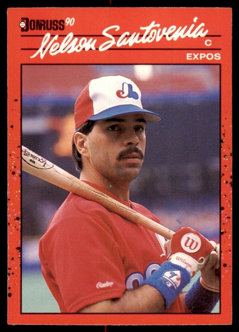 1990 Donruss Nelson Santovenia Baseball Cards #224