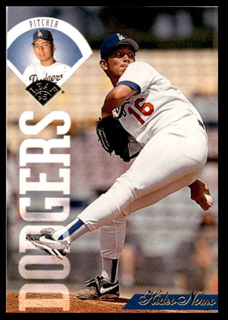 1995 Leaf Hideo Nomo Rookie Los Angeles Dodgers #267