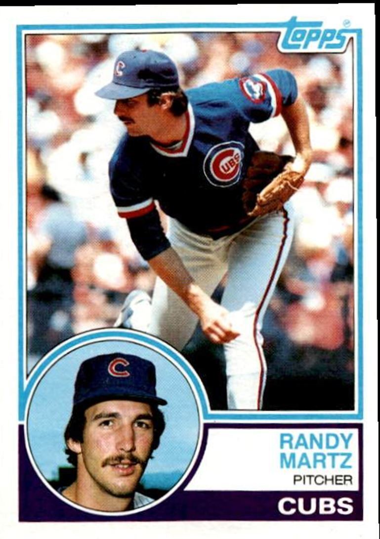 1983 Topps Randy Martz Chicago Cubs #22