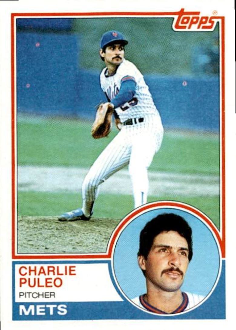1983 Topps Charlie Puleo Rookie New York Mets #549