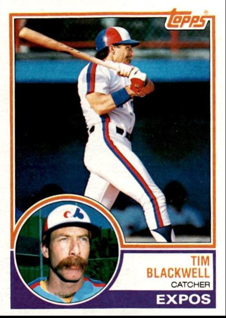 1983 Topps Tim Blackwell Montreal Expos #57