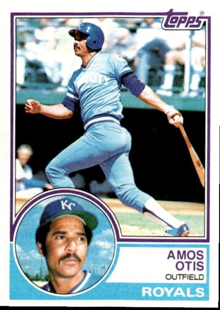 1983 Topps Amos Otis Kansas City Royals #75