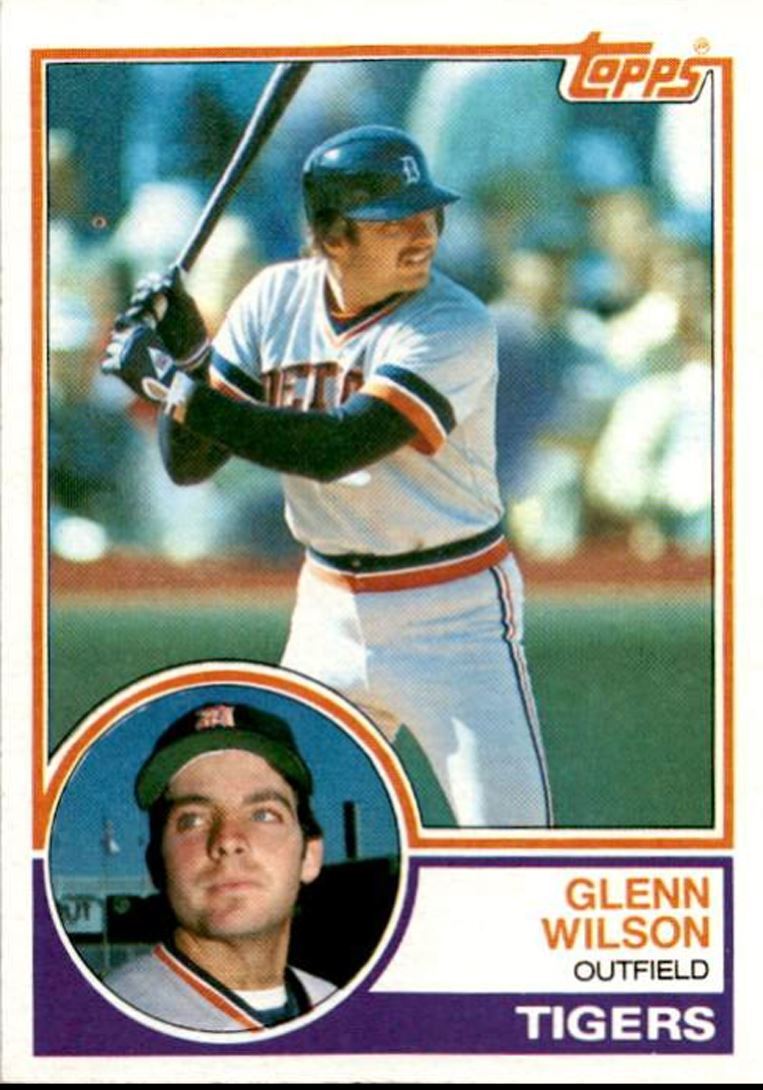 1983 Topps Glenn Wilson Rookie \ Detroit Tigers #332