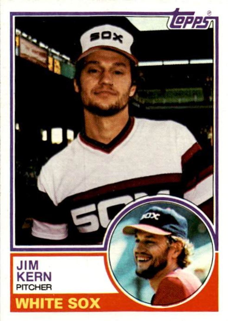 1983 Topps Jim Kern \ Chicago White Sox #772