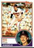 1983 Topps Mike Witt California Angels #53