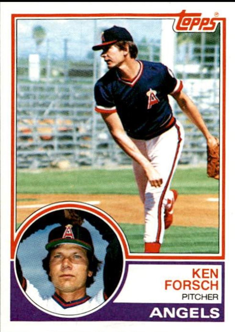 1983 Topps Ken Forsch \ California Angels #625