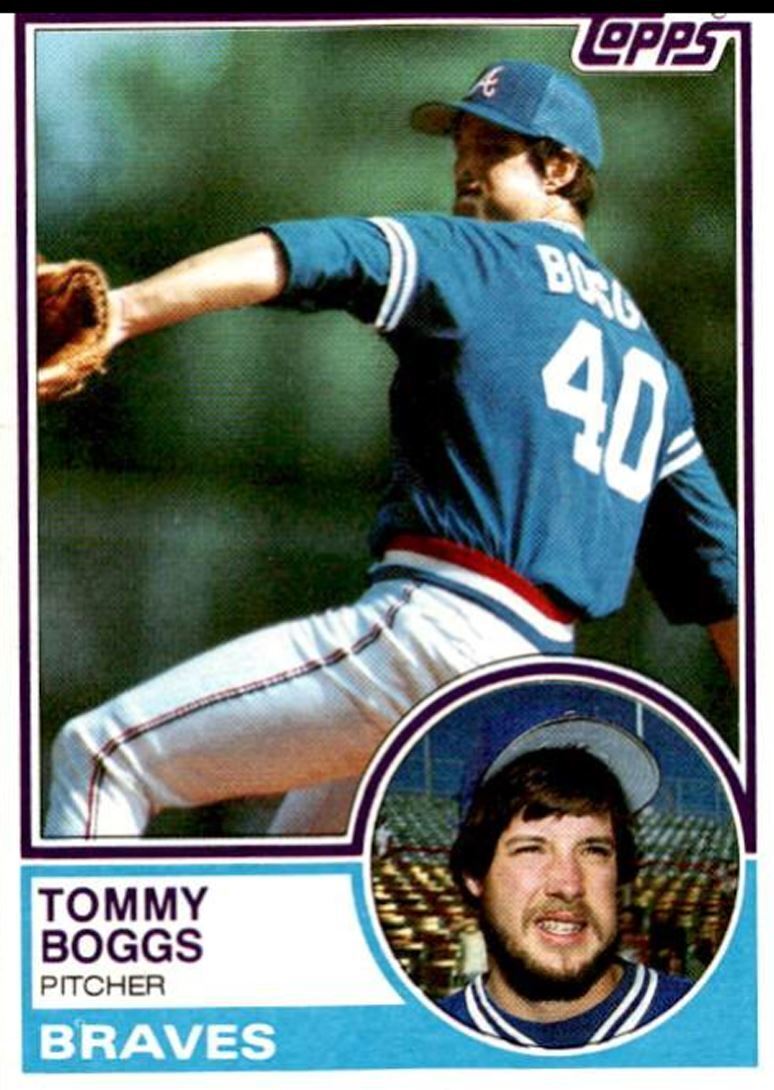 1983 Topps Tommy Boggs Atlanta Braves #649