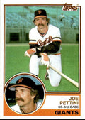 1983 Topps Joe Pettini 1 San Francisco Giants #143