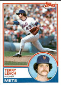 1983 Topps Terry Leach 1 New York Mets #187