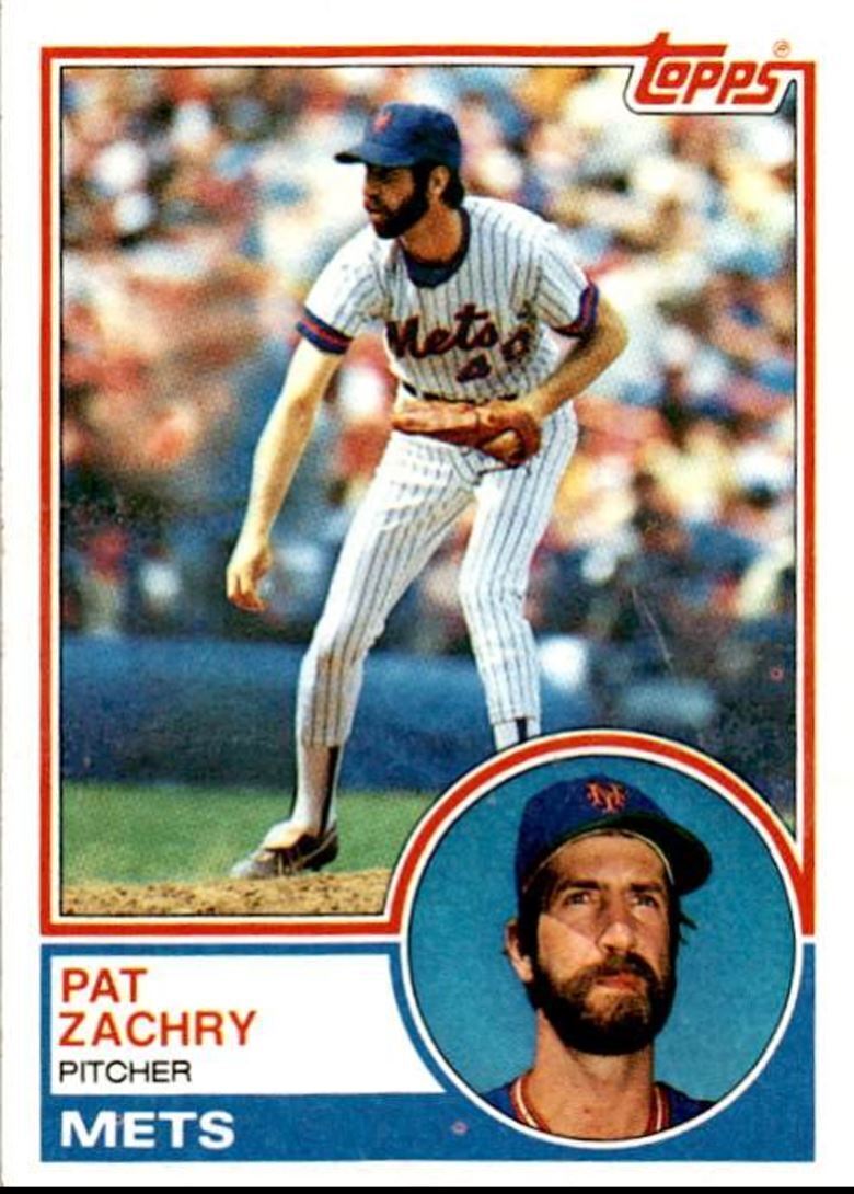1983 Topps Pat Zachry p New York Mets #522