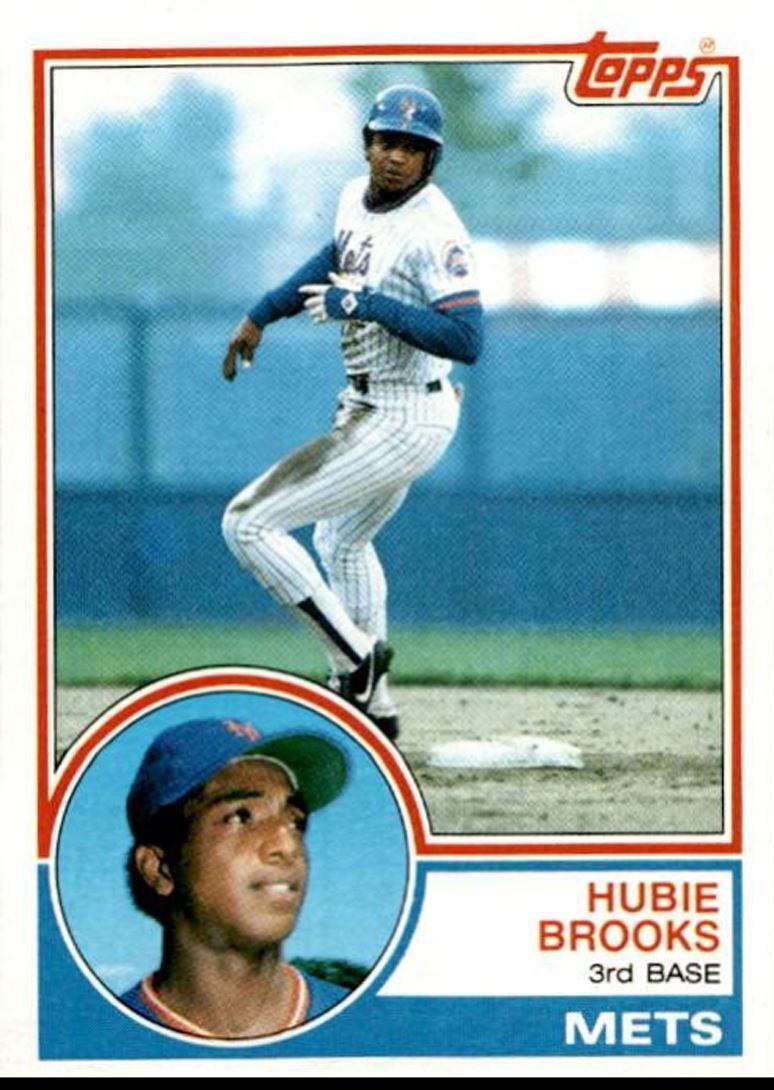 1983 Topps Hubie Brooks ' New York Mets #134