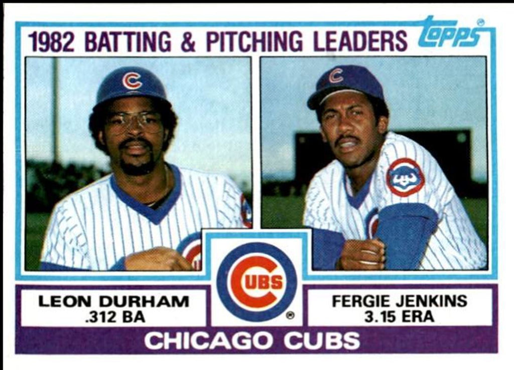 1983 Topps Cubs Batting & Pitching Leaders/Checklist Chicago Cubs #51
