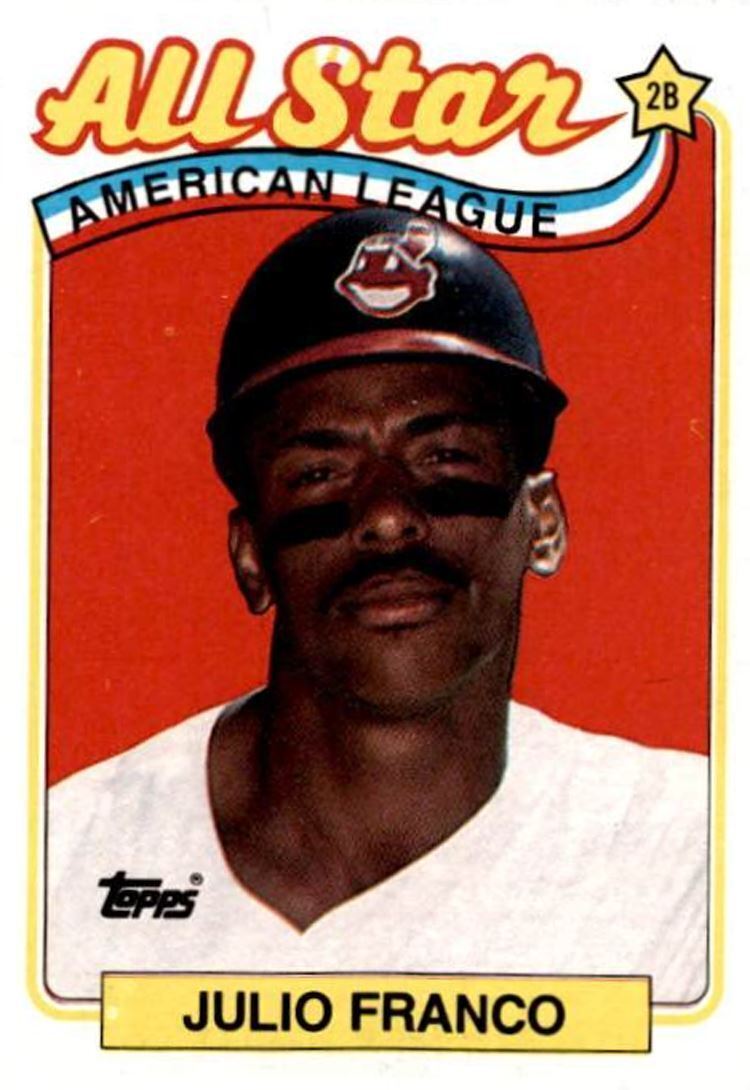 1989 Topps Julio Franco Cleveland Indians #398