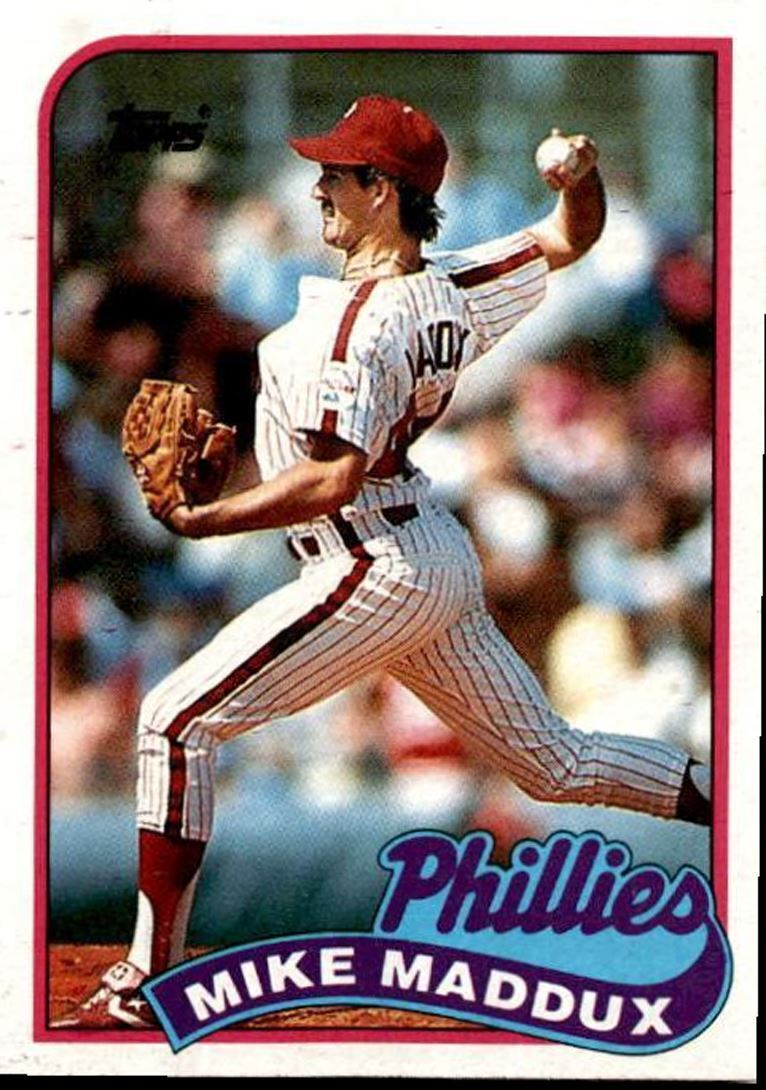 1989 Topps Mike Maddux Philadelphia Phillies #39
