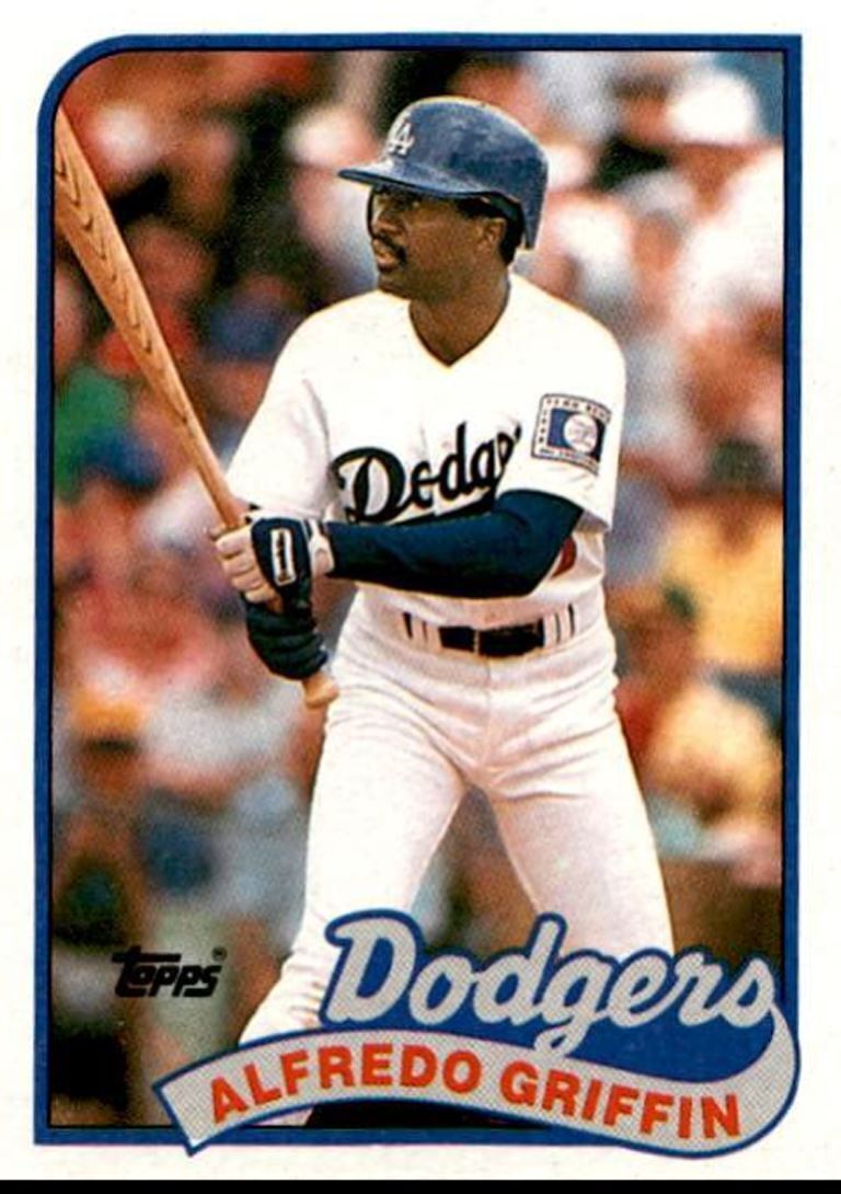 1989 Topps Alfredo Griffin / Los Angeles Dodgers #62