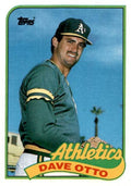 1989 Topps Dave Otto / Oakland Athletics #131