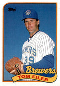1989 Topps Tom Filer / Milwaukee Brewers #419