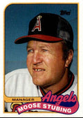 1989 Topps Moose Stubing ] California Angels #444