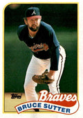 1989 Topps Bruce Sutter hof Atlanta Braves #11