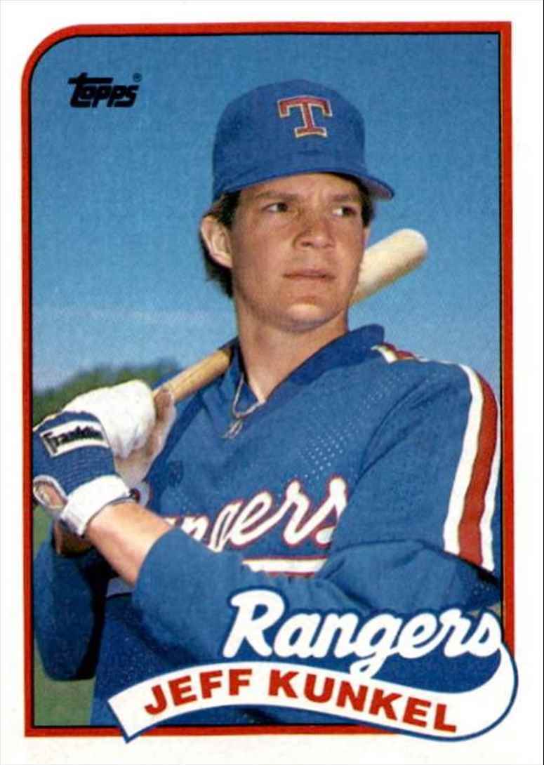 1989 Topps Jeff Kunkel \ Texas Rangers #92