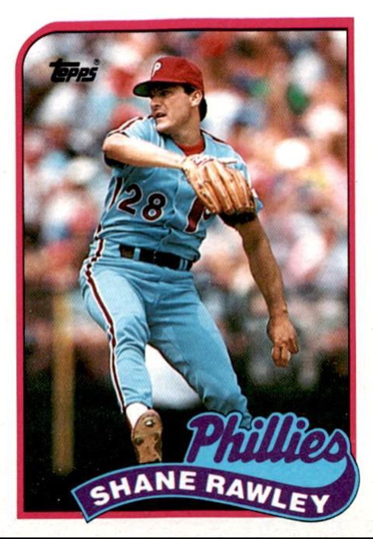 1989 Topps Shane Rawley Philadelphia Phillies #494