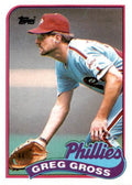1989 Topps Greg Gross Philadelphia Phillies #438
