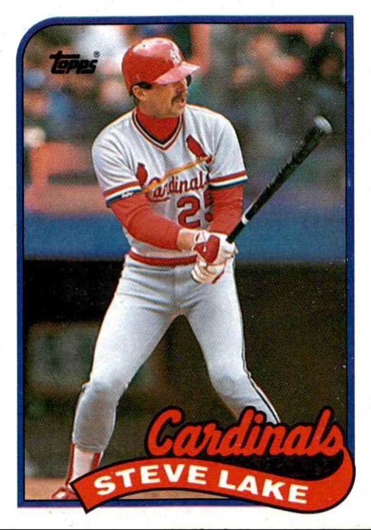 1989 Topps Steve Lake ] St. Louis Cardinals #463