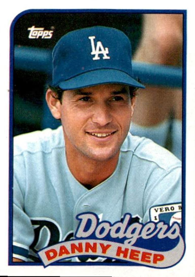 1989 Topps Danny Heep [ Los Angeles Dodgers #198